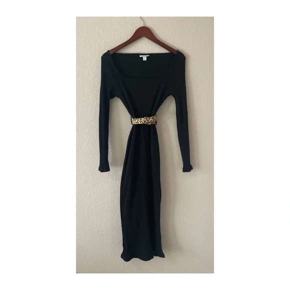 Top Shop Ribbed Midi Dress - Picture 4 of 9